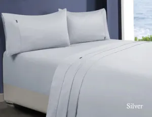 1000TC Egyptian Cotton Sheet Set | 1 Double | Silver