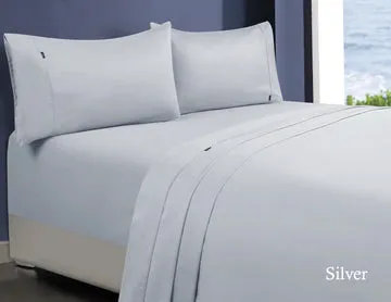 1000TC Egyptian Cotton Sheet Set | 1 Double | Silver