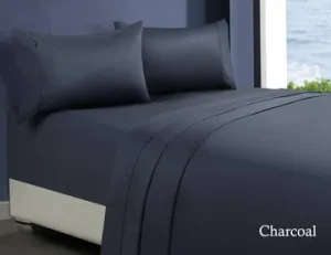 1000TC Egyptian Cotton Sheet Set | 1 Queen | Charcoal