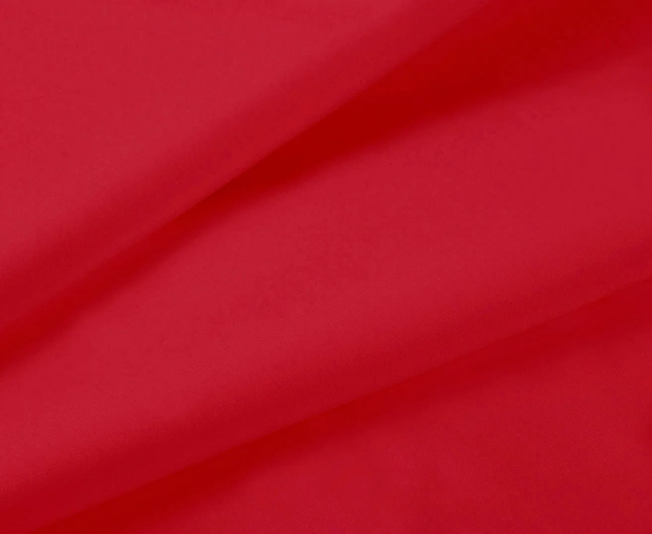 1000TC Ultra Soft Bed Sheet Set | Double Size | Red | Flat & Fitted