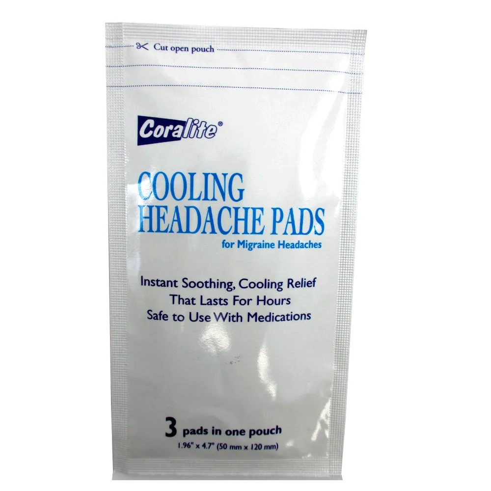 6PC Cooling Migraine Patch Headache Pads Soothing Pain Relieving Therapy Relief