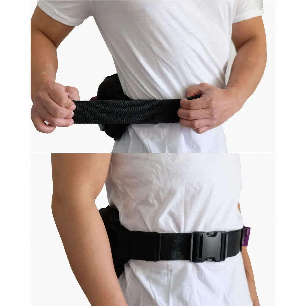 CABEAU Inflatable Lumbar Support Black