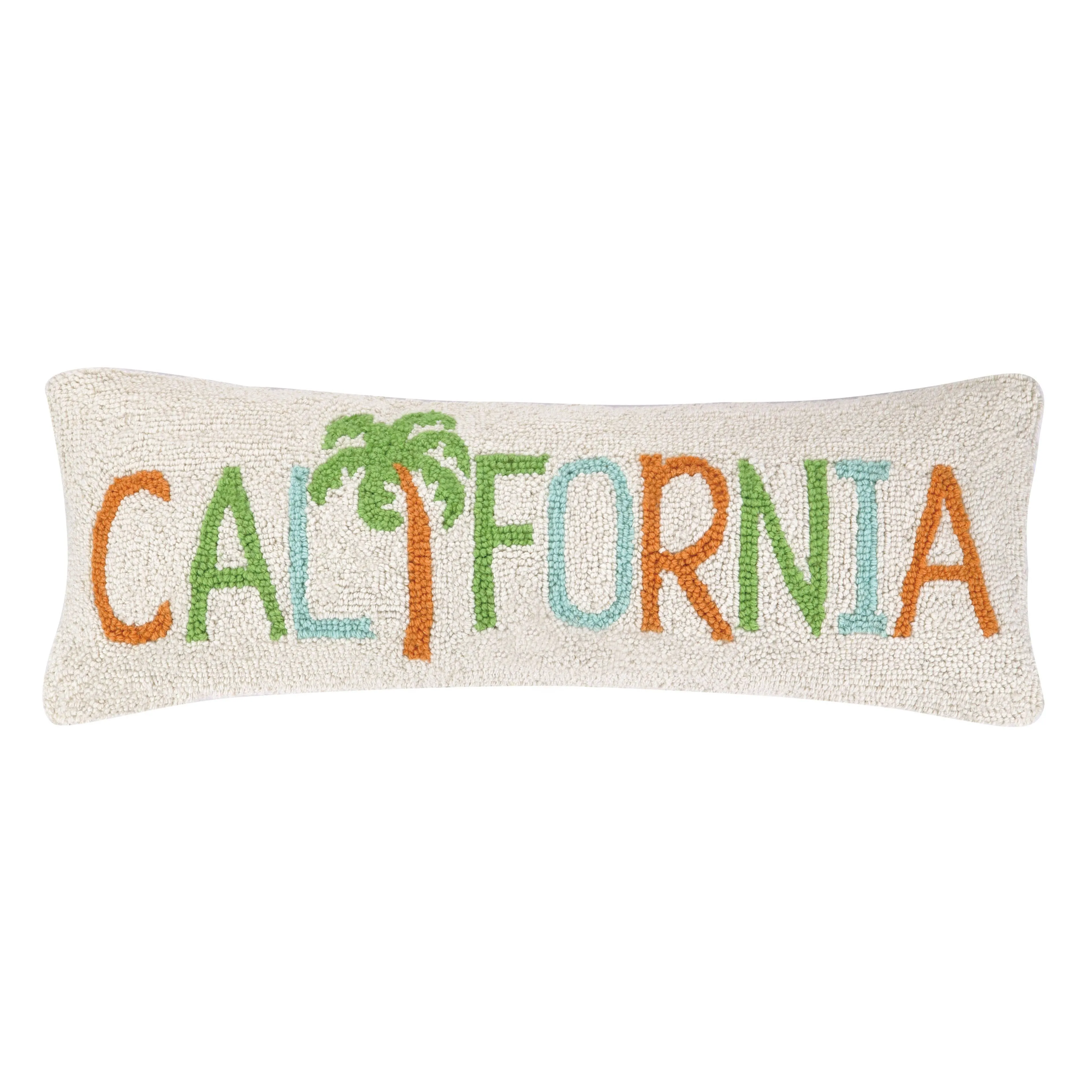 CALIFORNIA PALM TREE 🌴 ICON HOOK PILLOW