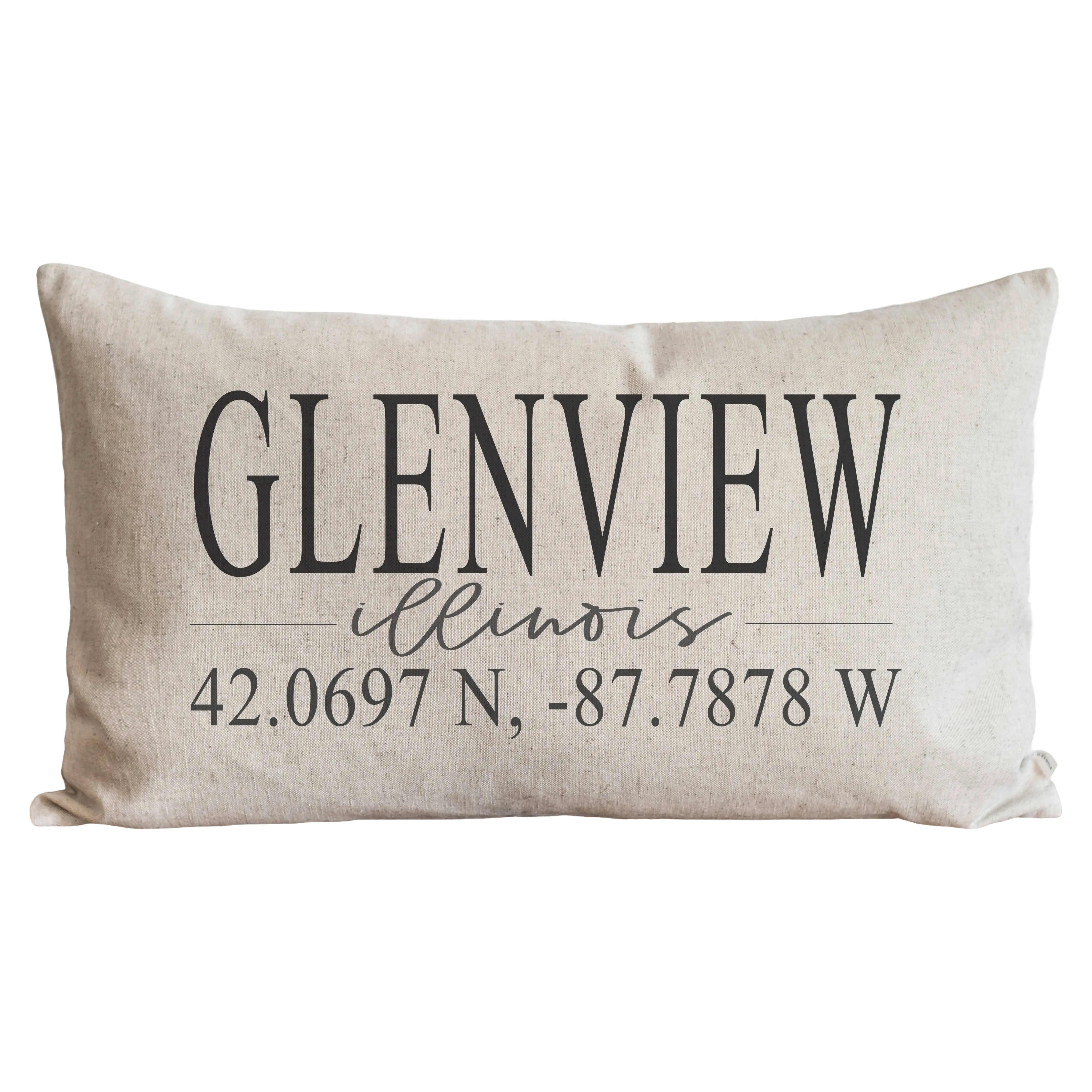 City State Co Pillow Cover: Natural / 16" x 26"