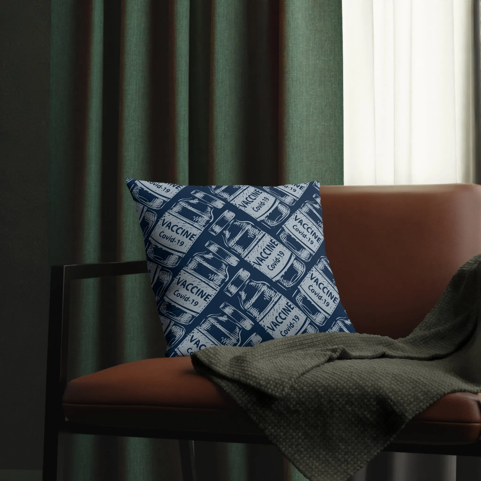 Covid - 19 Vaccine Waterproof Pillows