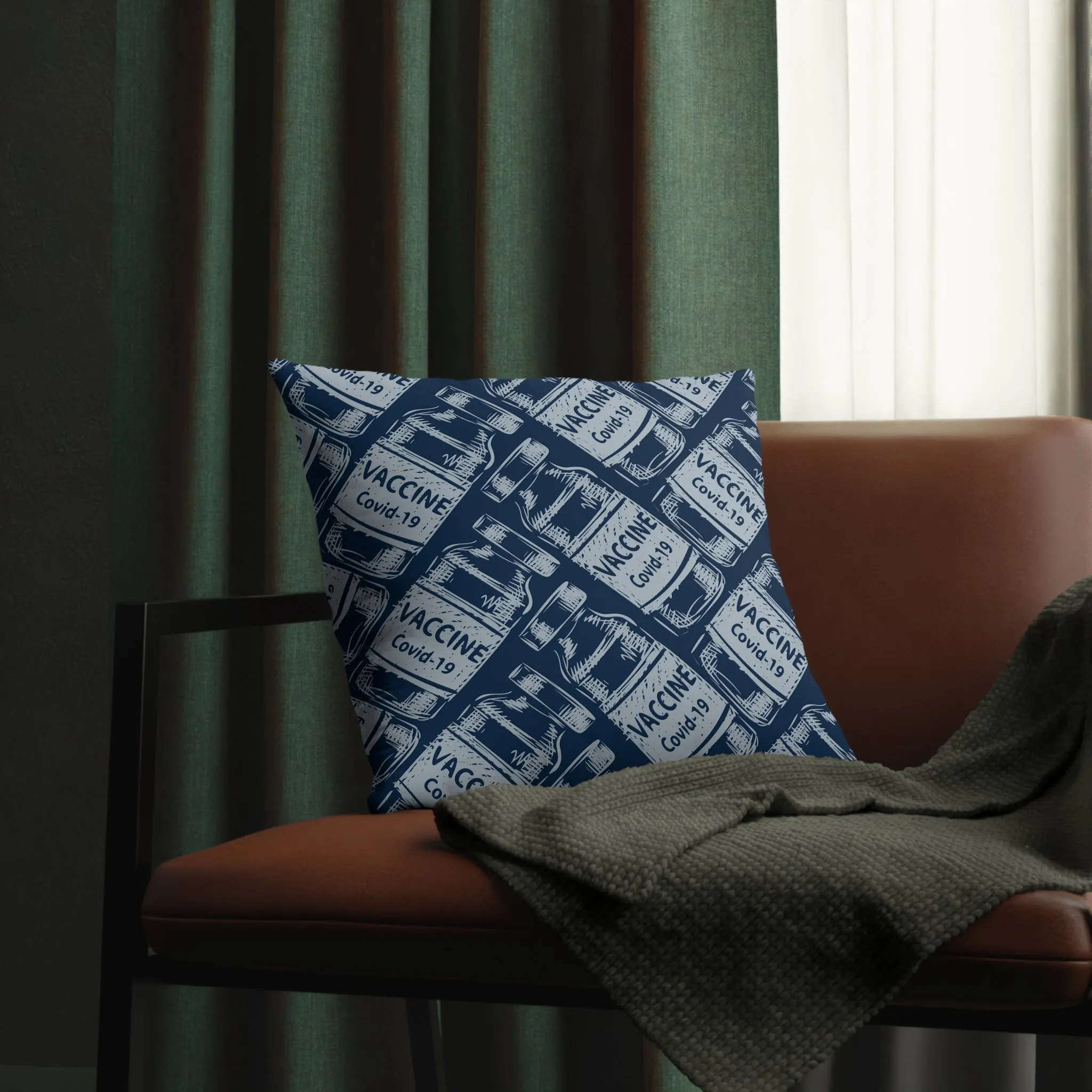 Covid - 19 Vaccine Waterproof Pillows