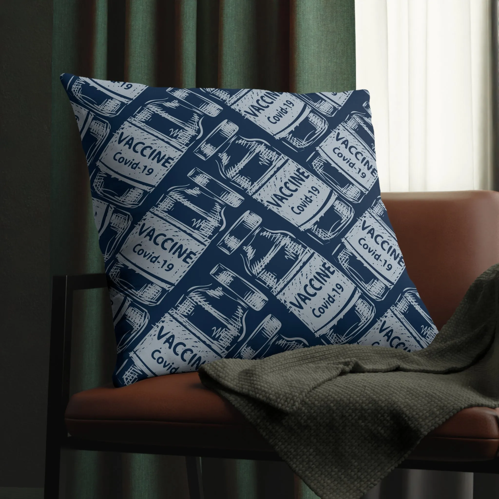 Covid - 19 Vaccine Waterproof Pillows