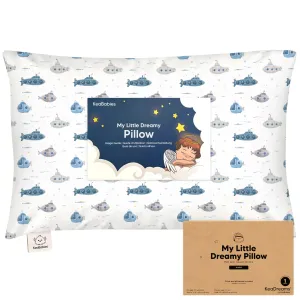 Jumbo Toddler Pillow with Pillowcase (Submarines)