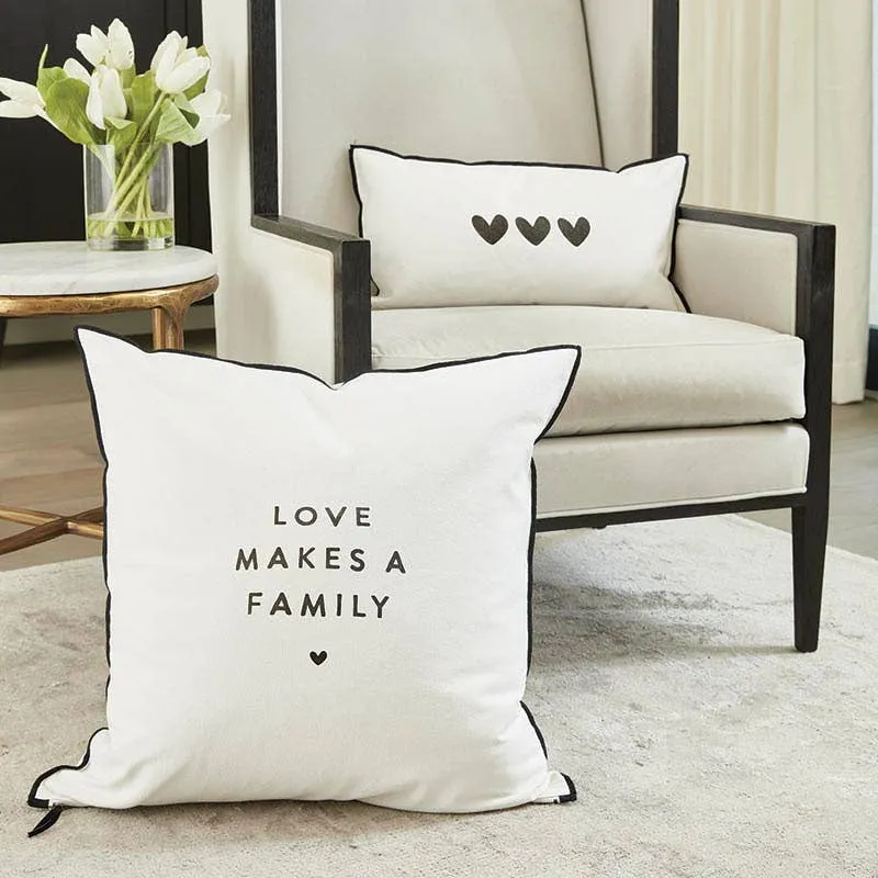 Lumbar Pillow - Hearts